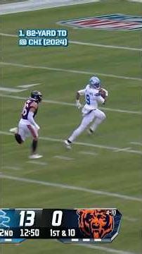 The 🔟 longest plays from Waymo | #DetroitLions #NFL #shorts