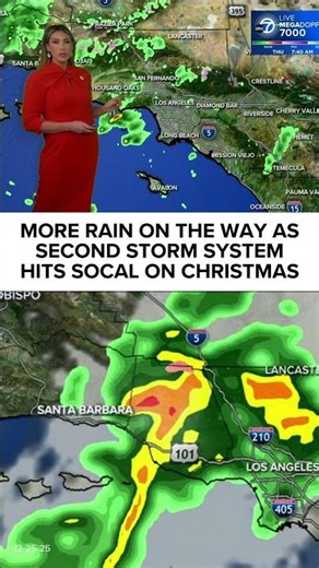 More rain on the way as second storm system hits SoCal on Christmas