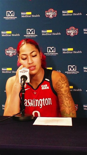 Shakira Austin Reacts After Mystics’ 62-49 Loss to Golden State | Postgame Interview
