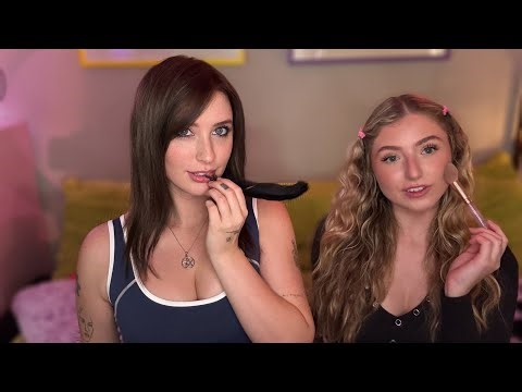 ASMR Tickle Trigger Duo | POV you’re stuck!! 🪶