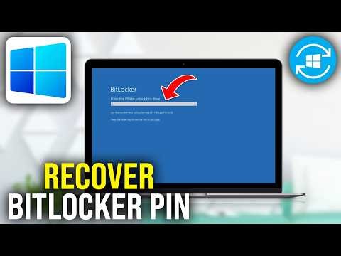 How To Recover Forgotten BitLocker Pin & Recovery Key - Unlock Drive