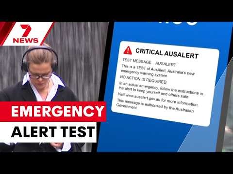 New national emergency alert system launches today | 7NEWS