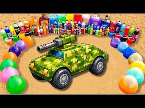 EPIC Soda Experiment – How To Make A Giant Tank With Big Pepsi, Fanta, Mtn Dew Explosion!