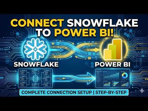 Connect Snowflake to Power BI in 5 Minutes ⚡