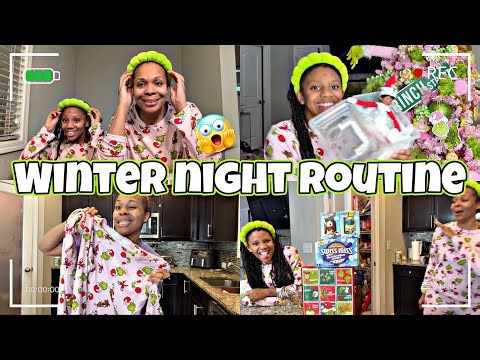 Winter Break Nighttime Chaos 🌙 Skincare, Games & Hot Cocoa Fun! ❄️
