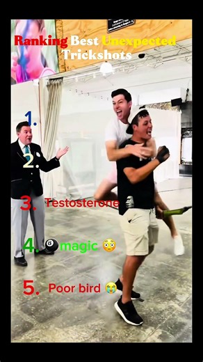 Ranking best unexpected trick shots