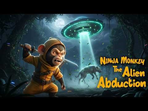 Ninja Monkey vs Aliens | Alien Abduction Part 1 | Forest Under Attack!