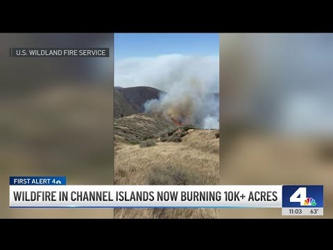 Wildfire scorches more than 10K acres on Santa Rosa Island: Cal Fire