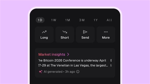 Before your next trade, where do you look?MetaMask Mobile.Market insights, powered by AI, are now live.