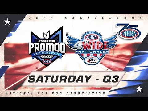 NHRA Pro Mod Series Qualifying Session 3 LIVE from the NHRA 4-Wide Nationals
