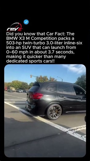 Why the X3 M Competition is a beast 😈! Car facts pt. 115! #bmw #suv #carsoftiktok