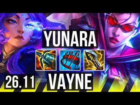 YUNARA & Rakan vs VAYNE & Pyke (ADC) | EUW Master | 26.11