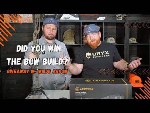 Hoyt Bow Build Giveaway AND Leupold Spotting Scope SX-4 65mm with WILDE ARROW