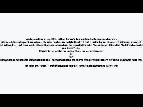 Python with eclipse import problem