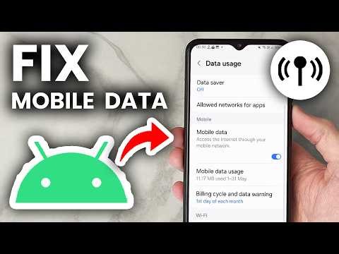 How To Fix Mobile Data Not Working On Android - Step By Step