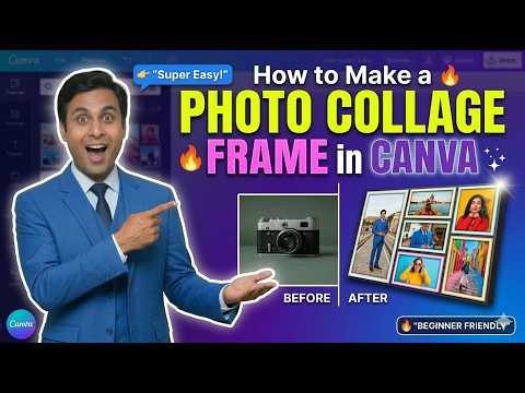 How to Make a Photo Collage Frame in Canva?