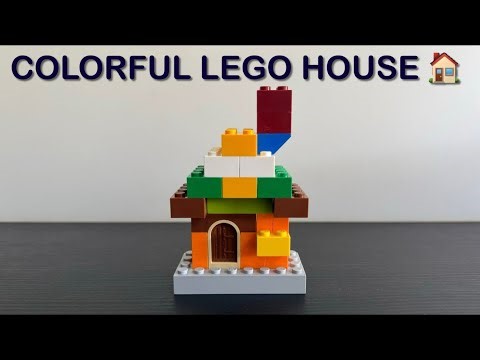 Colorful LEGO House Build 🏠 | Mini Brick Creation | Building a Cute LEGO House Step by Step