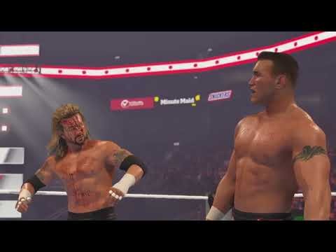 Randy Orton with cowboy Bob Orton VS DDP Diamond Dallas page | CUTTER VS CUTTER MATCH (BLOODY WAR)