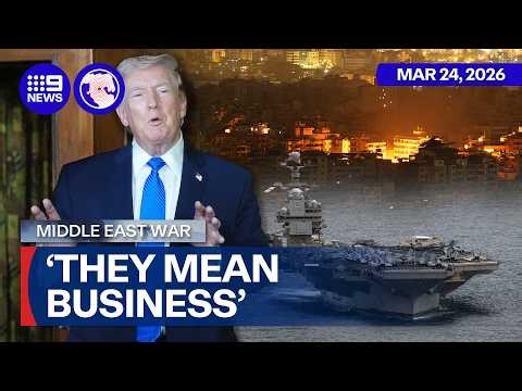 Trump says 'very good chance' of a deal; Iran labels talks as 'fake news' | 9 News Australia