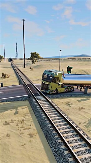 Realistic Highway Car Crashes #135