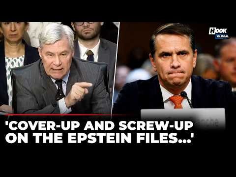 Whitehouse Drops Epstein ‘Cover-Up’ Bombshell on Todd Blanche Before Crucial AG Vote
