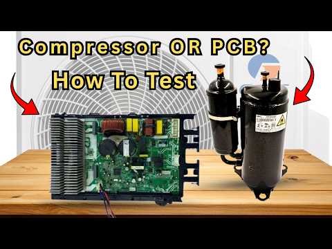 How to Find Compressor OR PCB Faulty In Inverter Mini Split Unit.