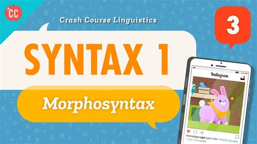 Syntax 1 - Morphosyntax | KPBS