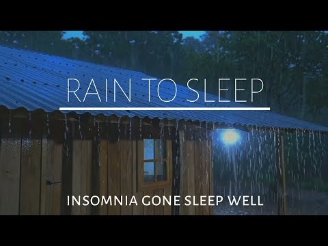 Night Rain on a Zinc Roof 🌧️ Rain Sounds ASMR for a Good Night's Sleep & Insomnia Relief