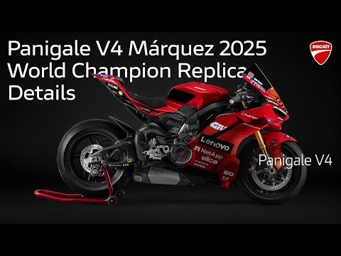 Panigale V4 Márquez 2025 World Champion Replica | Details