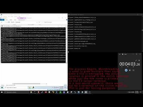 python malware file encrypt demo