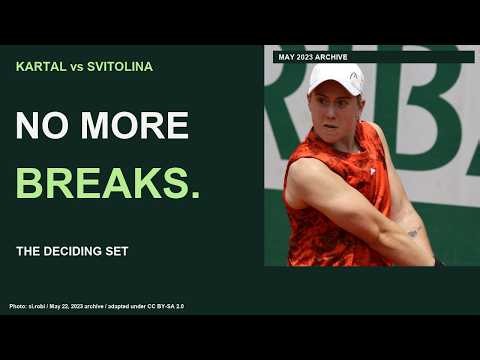 Kartal Shut the Door on Svitolina to Reach Her First 1000 Semi