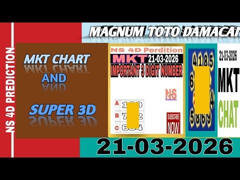 21-03-2026 MKT New Chart with Super 3D For Magnum ToTo Damacai 4D By Ns 4D Prediction