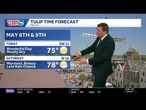 Iowa weather: Sunny and warm end to the week