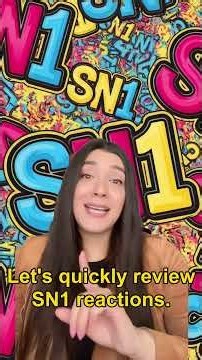 Quick Review on SN1 Reactions #organicchemistry