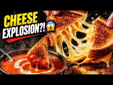 Stop Ordering Grilled Cheese! Ultimate Cheese Pull Sandwich & Tomato Soup (Better Than Cafe?!)