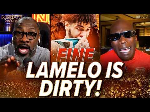 Unc & Ocho REACT to LaMelo "DIRTY" Ball FINED 60k for TRIPPING Bam Adebayo! | Nightcap