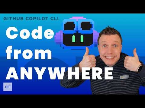 GitHub Copilot CLI Remote Sessions - Code From Your Couch, The Beach or anywhere!