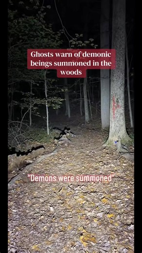 Dealing with demonic entities while communicating with the dead #Haunted #paranormal #Ghost #woods