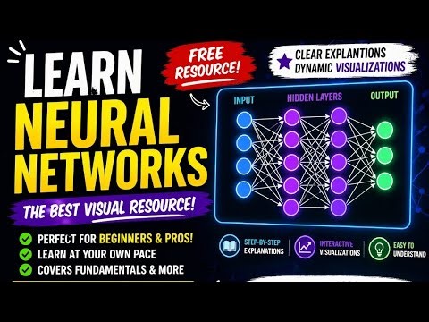 Learn Neural Networks in Minutes 🚀 | Best FREE Visual Resource for Beginners (Step-by-Step Guide)