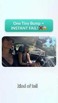 Why Bumping the Curb is an Automatic Fail 🛑🚙