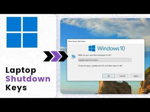 How to Shut Down a Laptop with Keyboard on Windows 11 (Keyboard Only Method)
