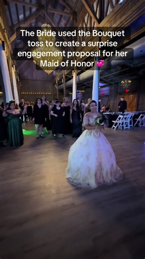 Love creates love! The Bride was in on the surprise engagement proposal! 💞 #wedding #proposal #engagement #dj #shesaidyes