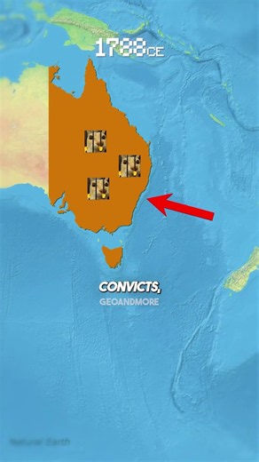 how did australia become so BIG #history #geography