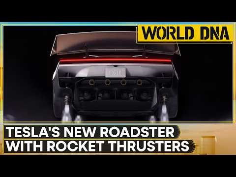 Tesla’s New Roadster Features Rocket Thrusters | WION World DNA