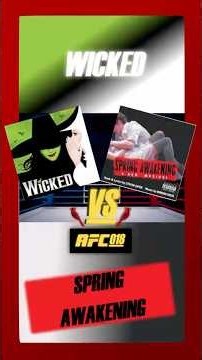 Wicked vs Spring Awakening #wicked #spring awakening #musicals #albumreview #funny