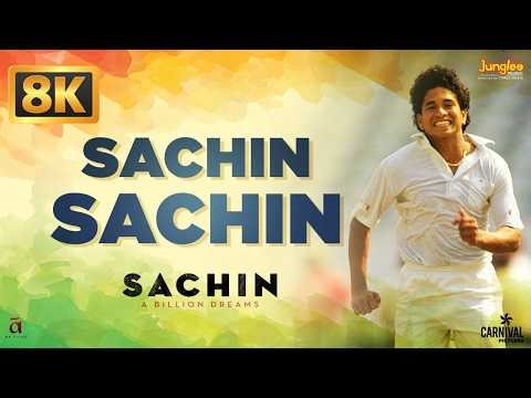 Sachin Sachin (8K Video) | A R Rahman | Sukhwinder Singh | Sachin Anthem | Sachin: A Billion Dreams