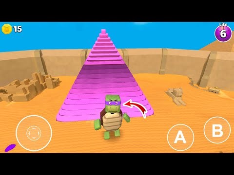Purple Deser Pyramid Turtle Boss - Super Bear Adventure Gameplay Walkthrough