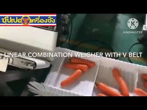 automatic linear combination fresh fruit weigher