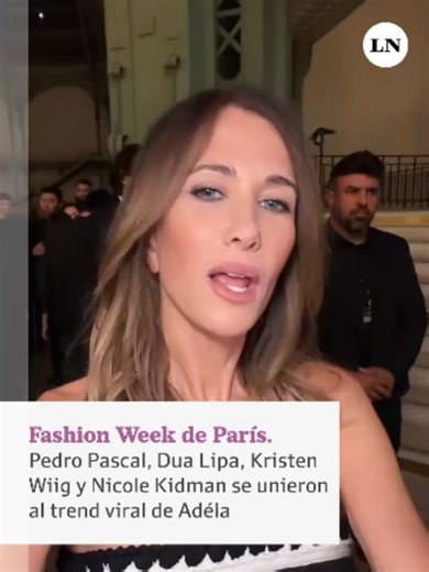 Pedro Pascal, Dua Lipa, Nicole Kidman y Kristen Wiig protagonizaron uno de los momentos virales de la Semana de la Moda de París. Las estrellas se sumaron al trend de “Nicole Kidman”, la canción de la artista eslovaca Adéla, con un inesperado video durante el desfile de Chanel. #ADÉLA #PedroPascal #NicoleKidman #DuaLipa
