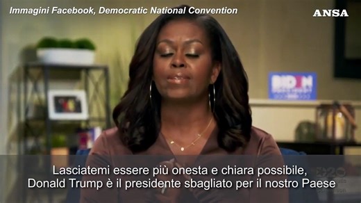 Usa 2020, Michelle Obama: "Donald Trump e' il presidente sbagliato per il nostro Paese"